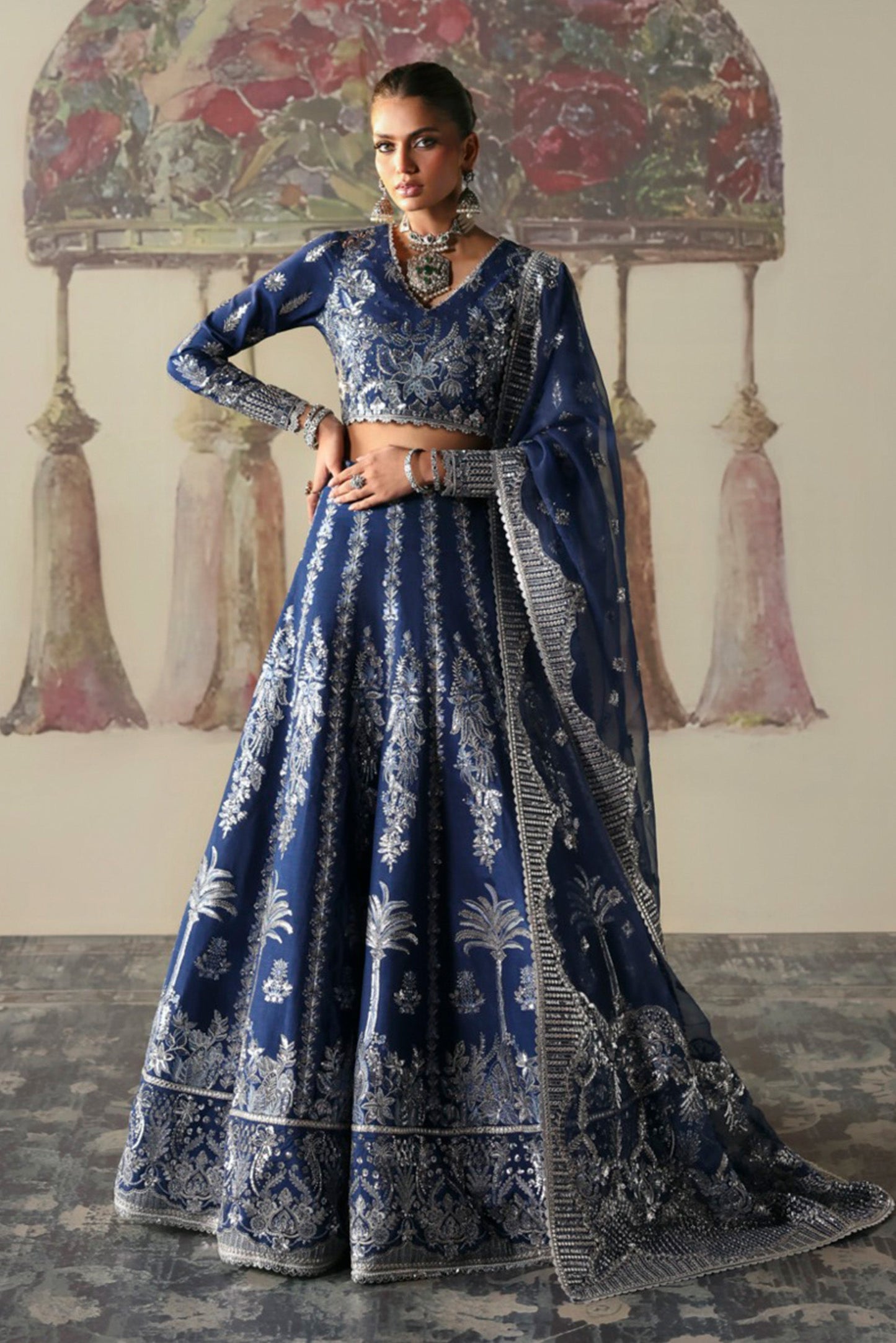 Nazli | DIVANI SILK EDIT '25 | AFROZEH in UK USA UAE online kapraye.com