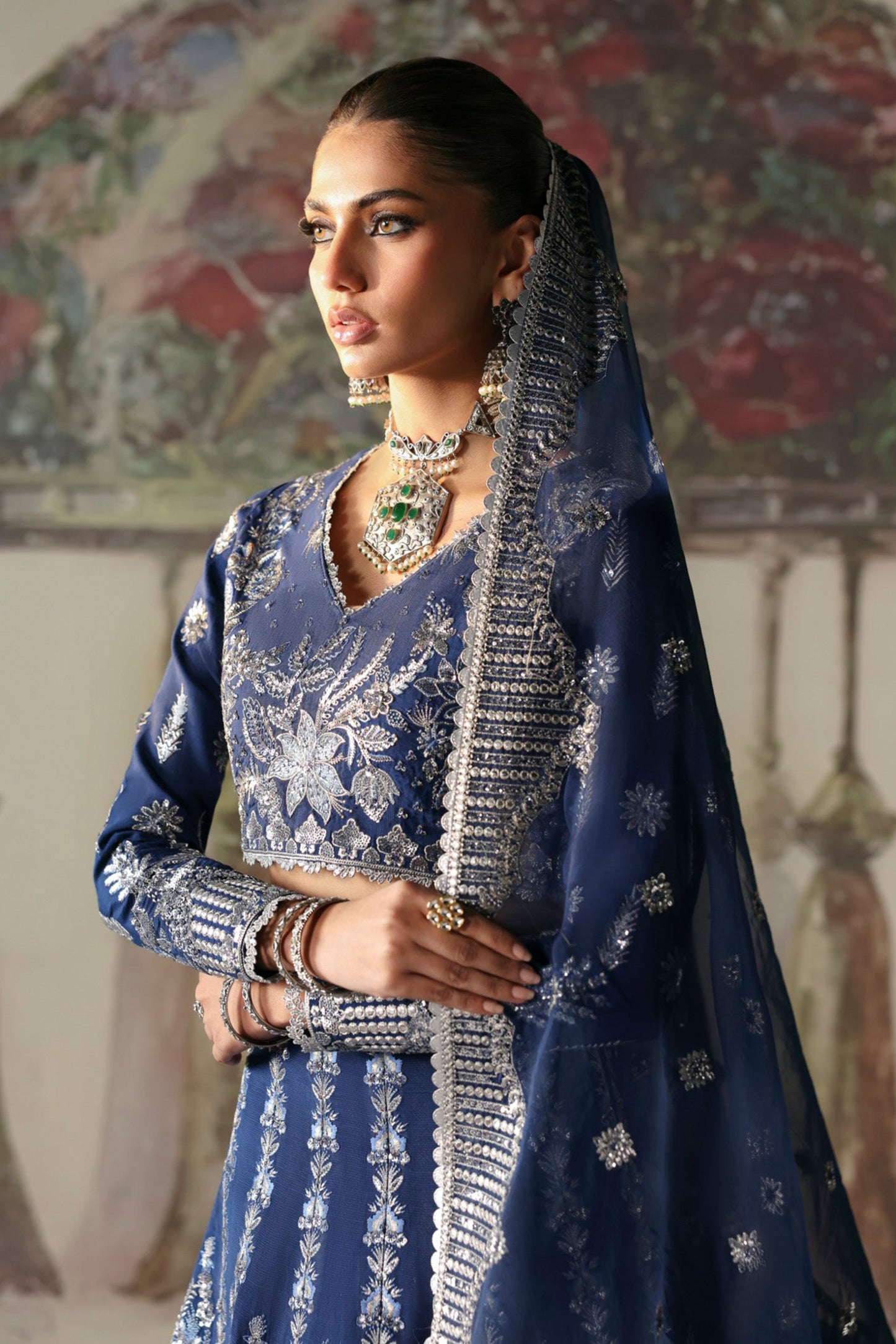 Nazli | DIVANI SILK EDIT '25 | AFROZEH in UK USA UAE online kapraye.com