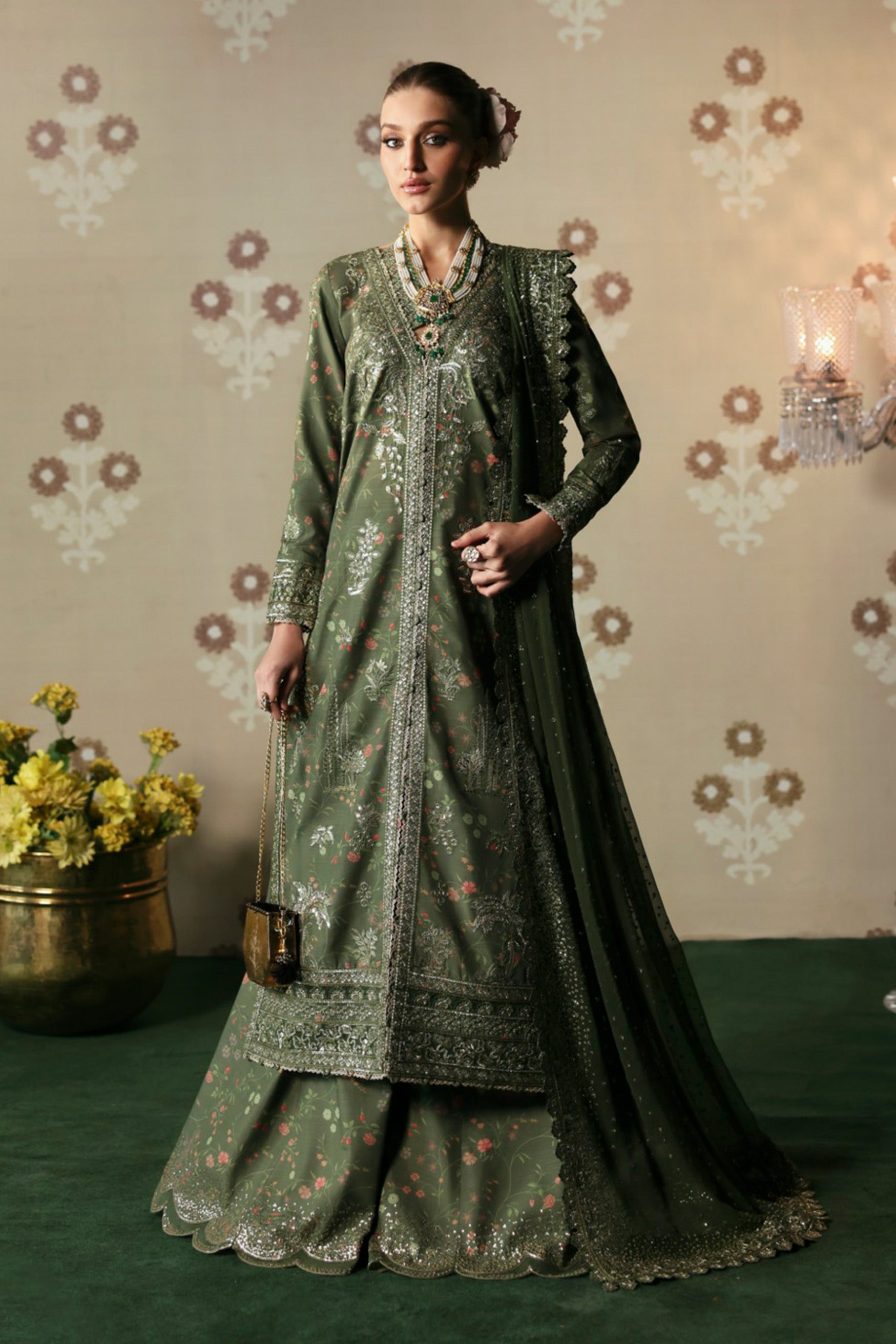 Zeba | DIVANI SILK EDIT '25 | AFROZEH in UK USA UAE online kapraye.com