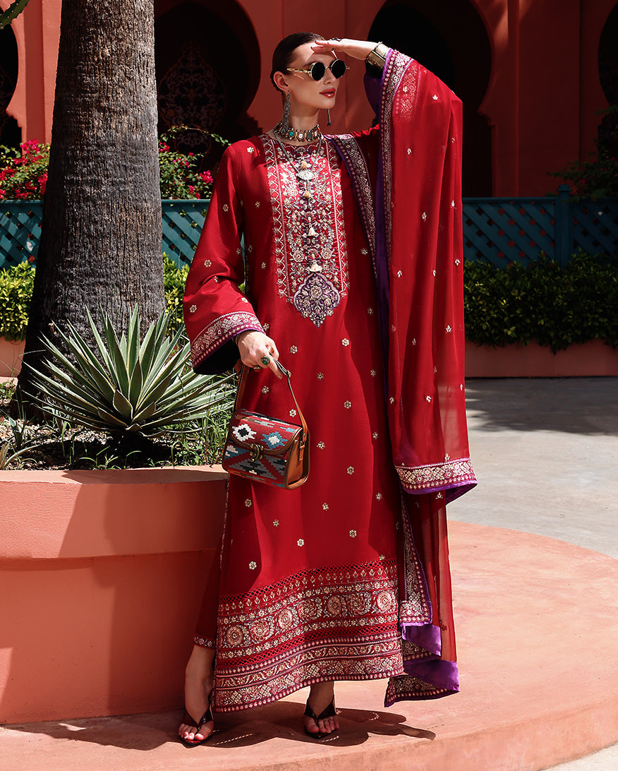 Agatha | NUVERA UNSTITCHED RAW SILK | MUSHQ