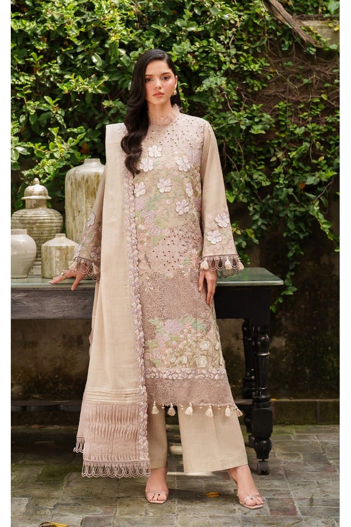 Blanc LWC25-03 | PASHMINA LUXE | ASIFA N NABEEL