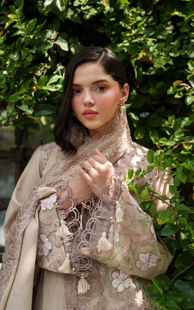 Blanc LWC25-03 | PASHMINA LUXE | ASIFA N NABEEL