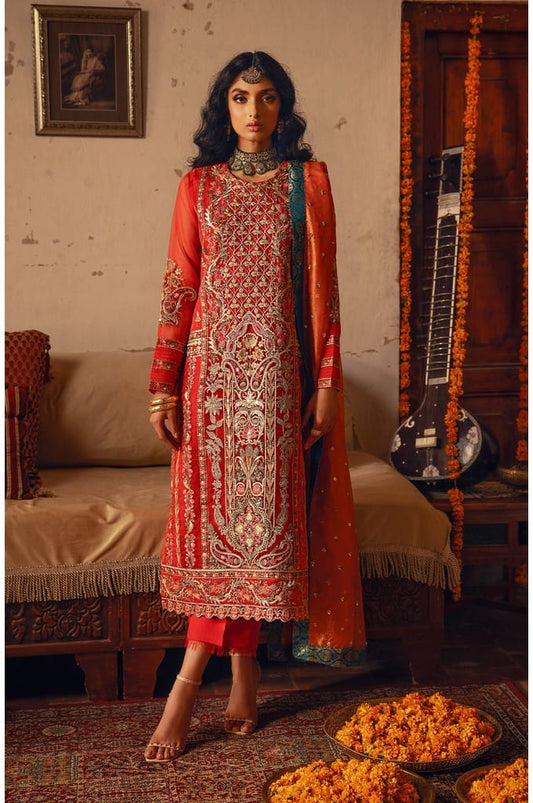 Luxury Formal - Scarlet (MS23-549) || Khoobsurat || MARYUM N MARIA in UK USA UAE online kapraye.com