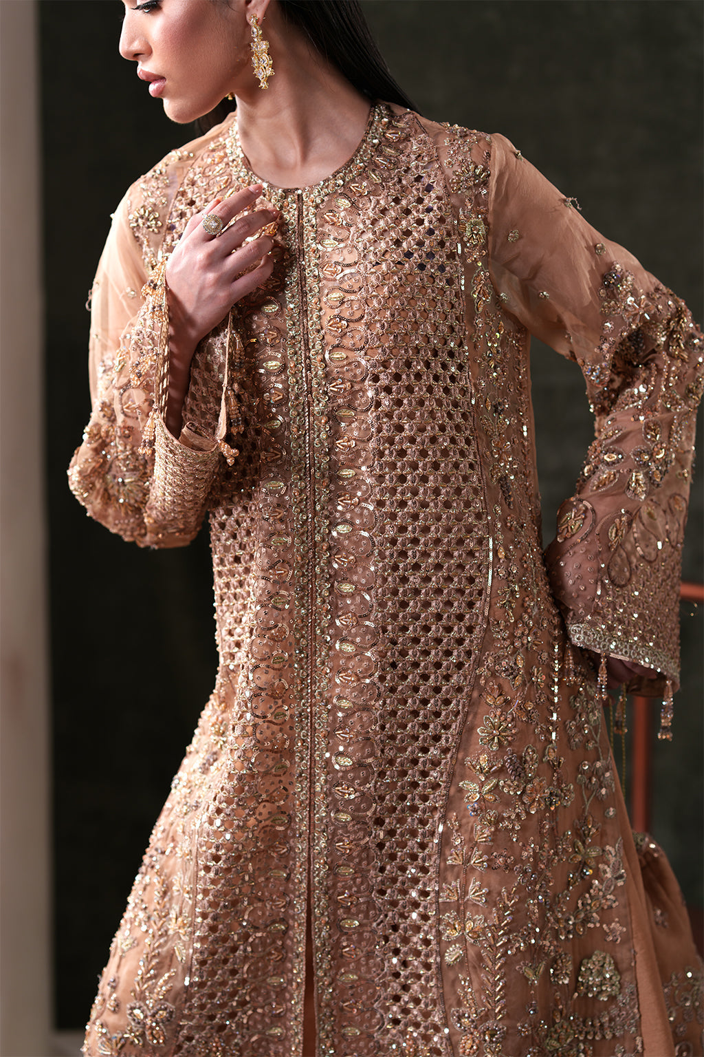 Hessonite | STARLIT JEWELS | EMAAN ADEEL in UK USA UAE online Kapraye Sale