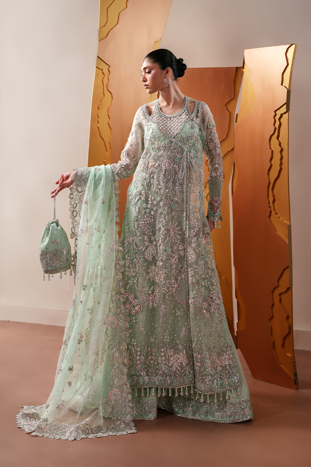 Moonstone Gleam | STARLIT JEWELS | EMAAN ADEEL in UK USA UAE online Kapraye Sale