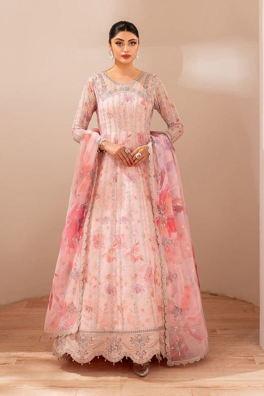 AF-CH-2197-Rimayah | FLEUR - EMBROIDERED PRINTED CHIFFON | ALIZEH FASHION