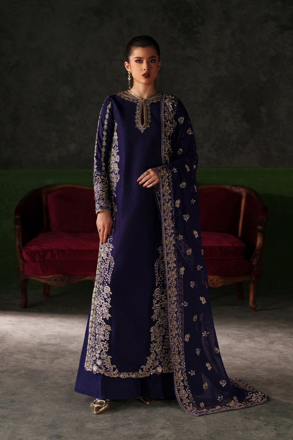 AZURE SAPPHIRE | VERVE SILK EDIT | EMAAN ADEEL