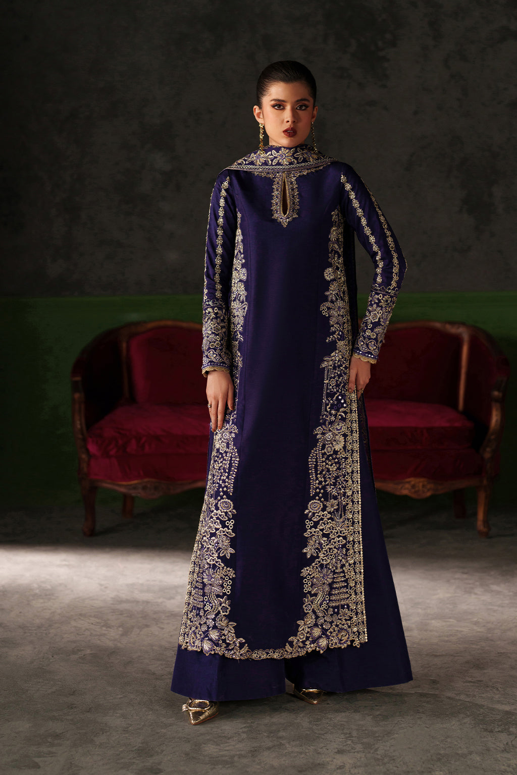 AZURE SAPPHIRE | VERVE SILK EDIT | EMAAN ADEEL