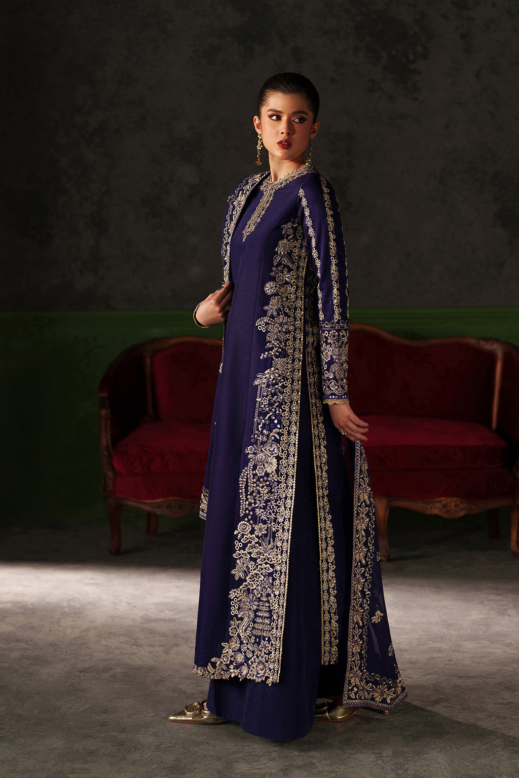 AZURE SAPPHIRE | VERVE SILK EDIT | EMAAN ADEEL