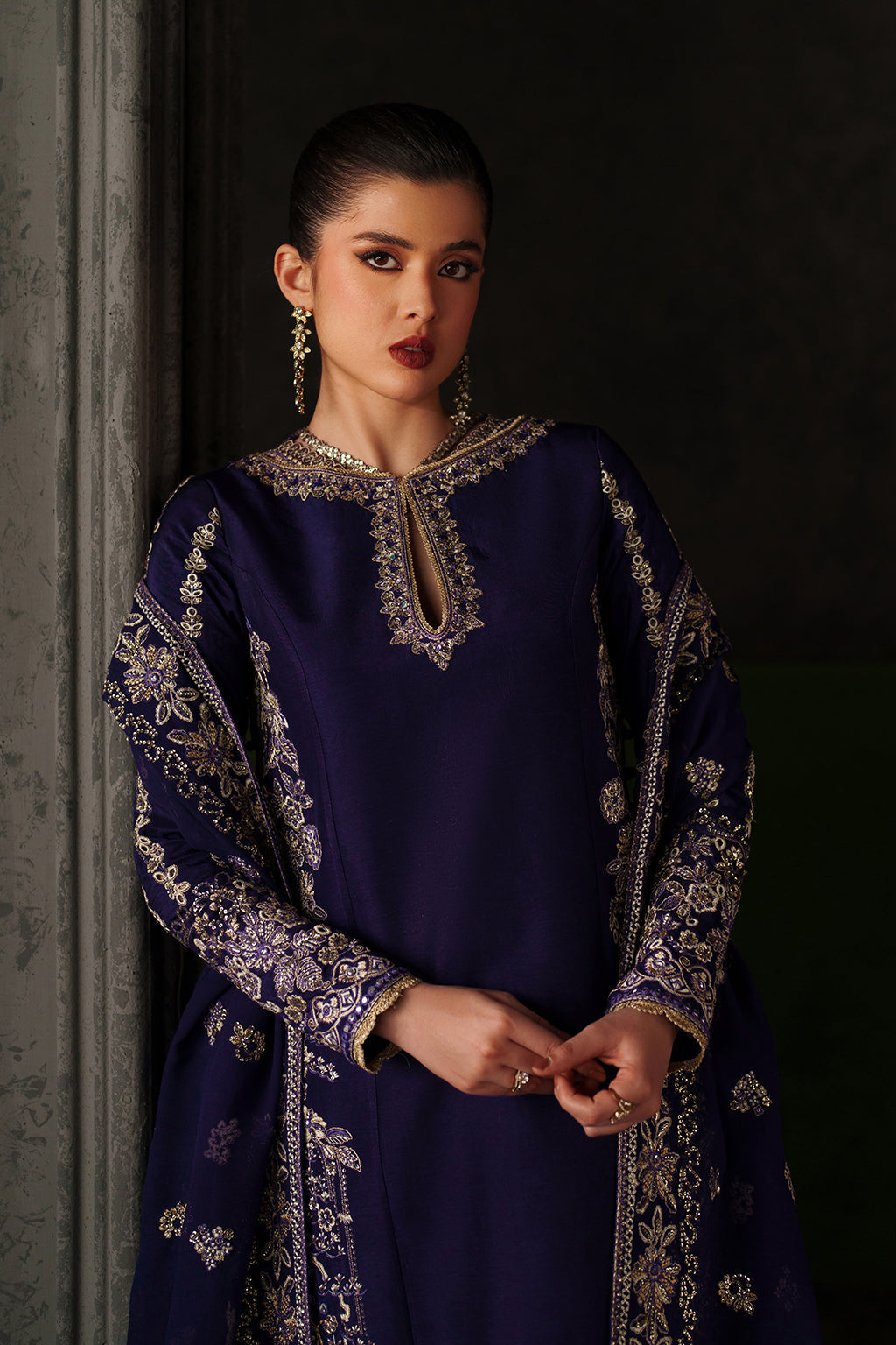 AZURE SAPPHIRE | VERVE SILK EDIT | EMAAN ADEEL