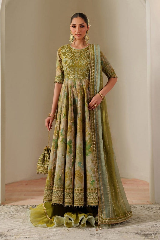 AF-CH-2195-Renee | FLEUR - EMBROIDERED PRINTED CHIFFON | ALIZEH FASHION