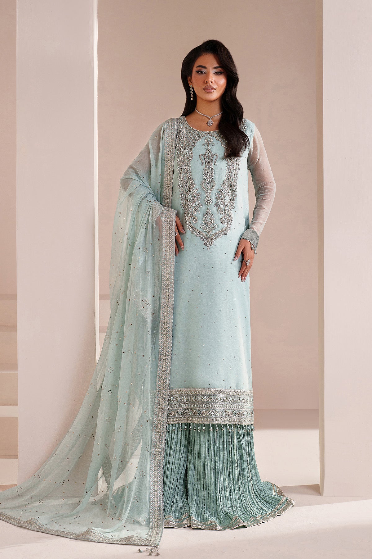 AF-BHM-4063-Azure | AYMAL Vol 3 | ALIZEH FASHION