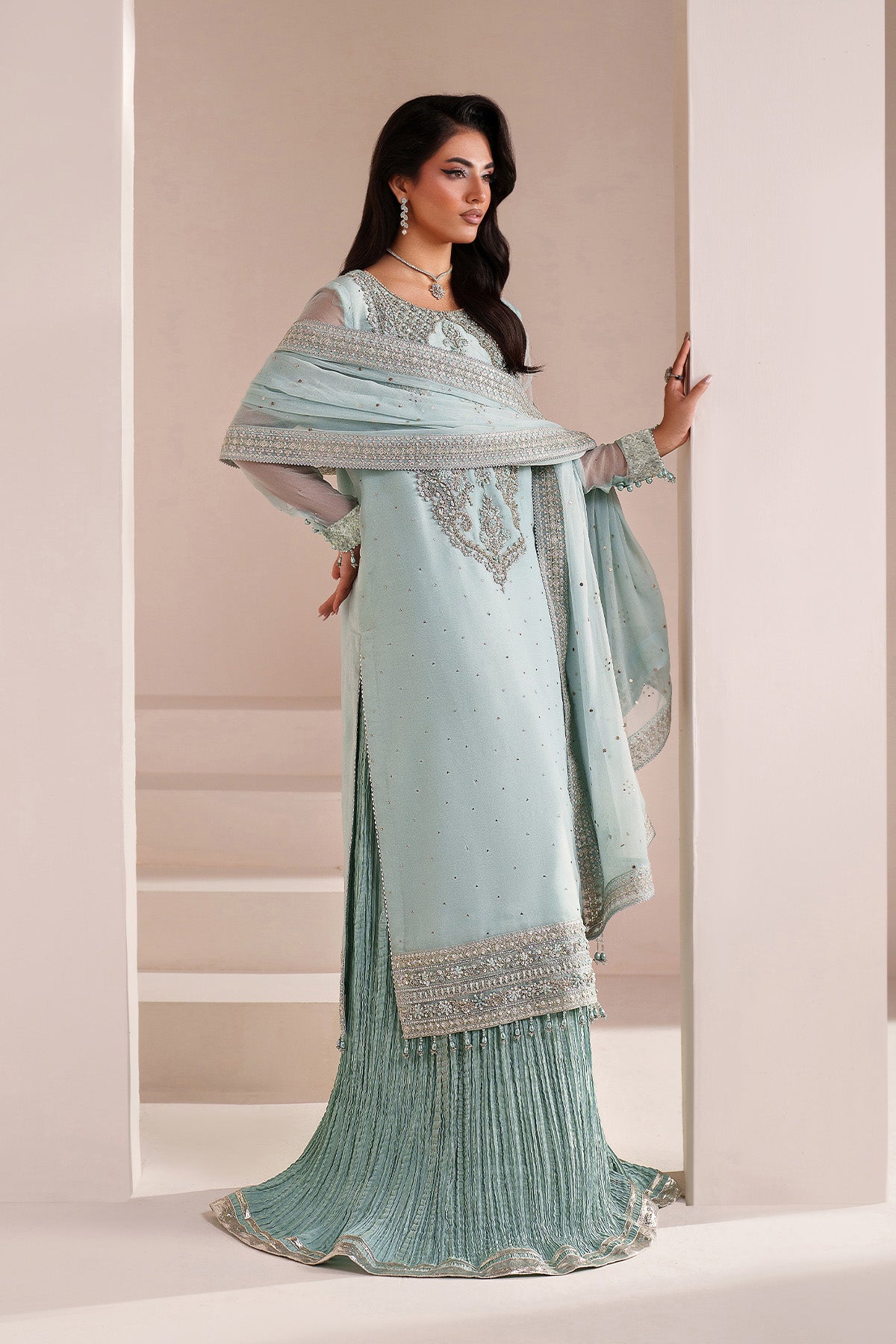 AF-BHM-4063-Azure | AYMAL Vol 3 | ALIZEH FASHION