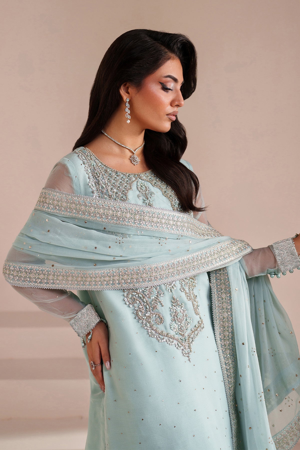 AF-BHM-4063-Azure | AYMAL Vol 3 | ALIZEH FASHION