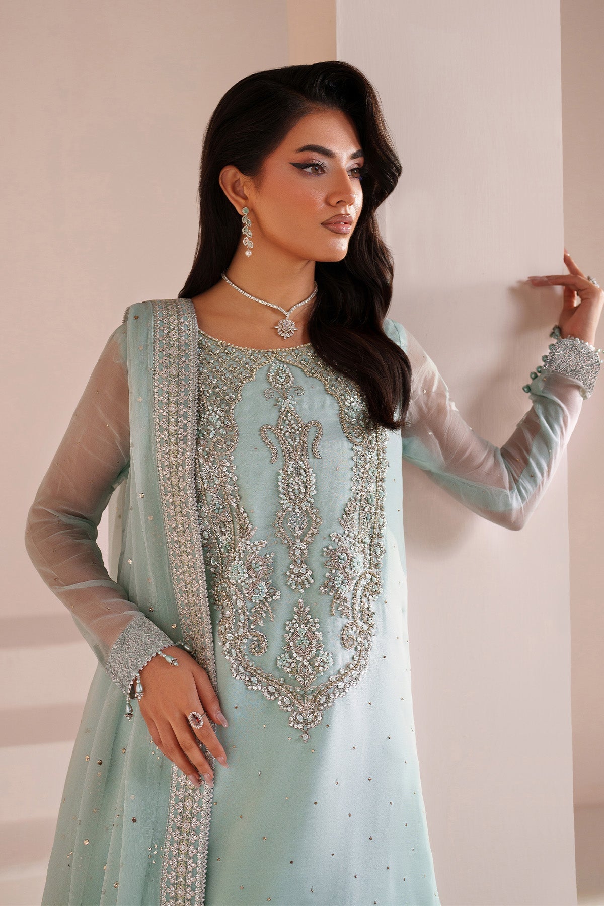 AF-BHM-4063-Azure | AYMAL Vol 3 | ALIZEH FASHION