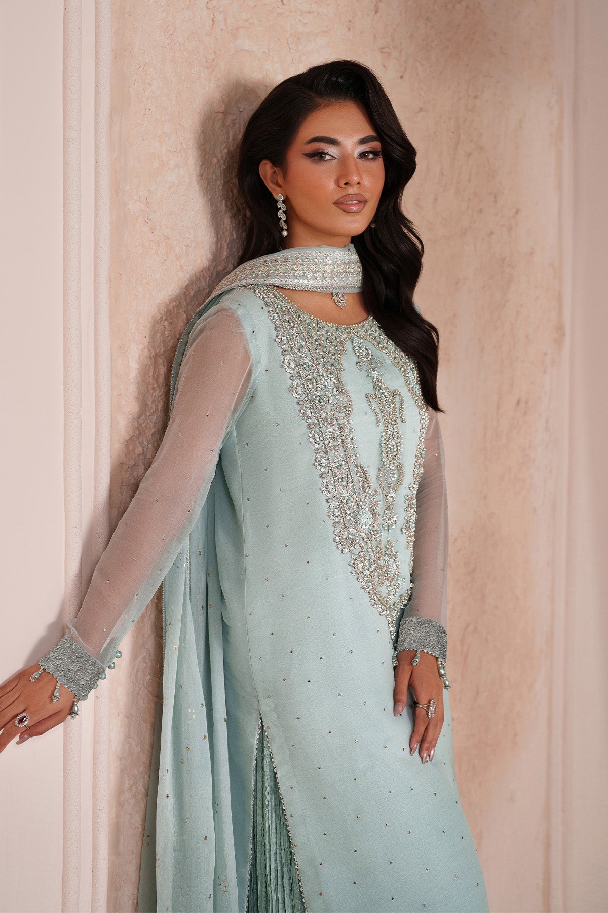 AF-BHM-4063-Azure | AYMAL Vol 3 | ALIZEH FASHION