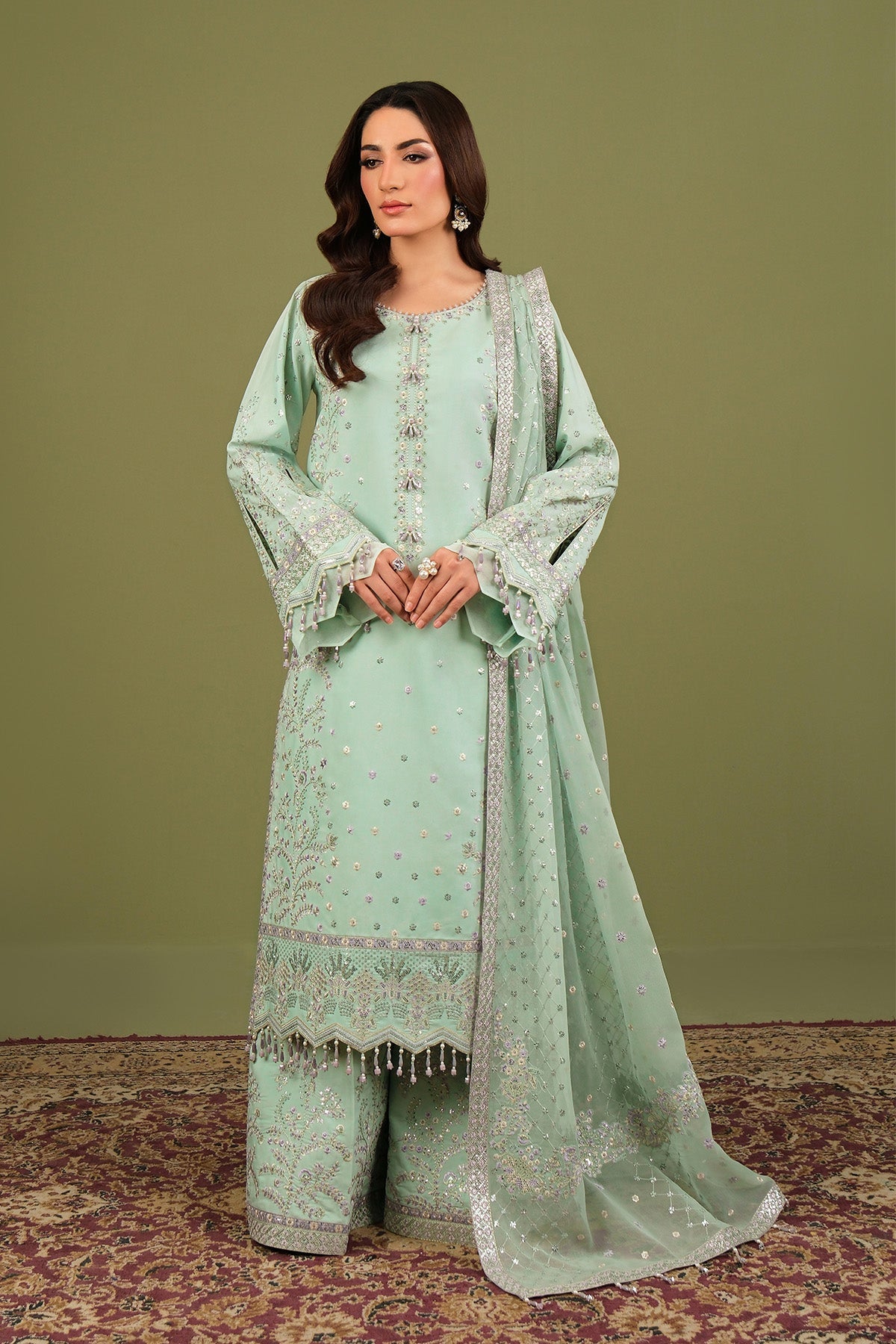 AF-RS-15-Pearly | Luxe Vol 2 - Luxury Raw Silk | Alizeh Fashion
