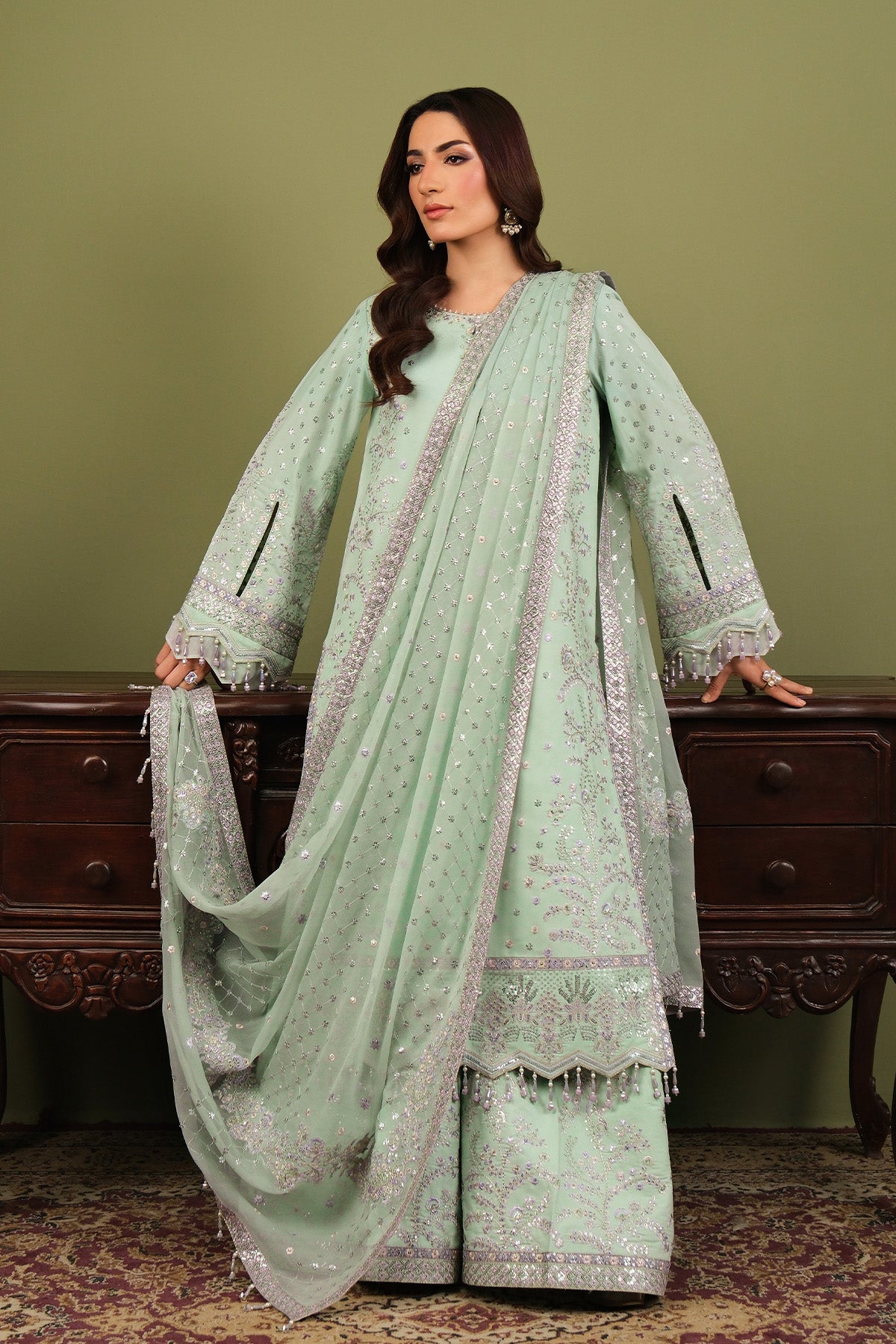 AF-RS-15-Pearly | Luxe Vol 2 - Luxury Raw Silk | Alizeh Fashion