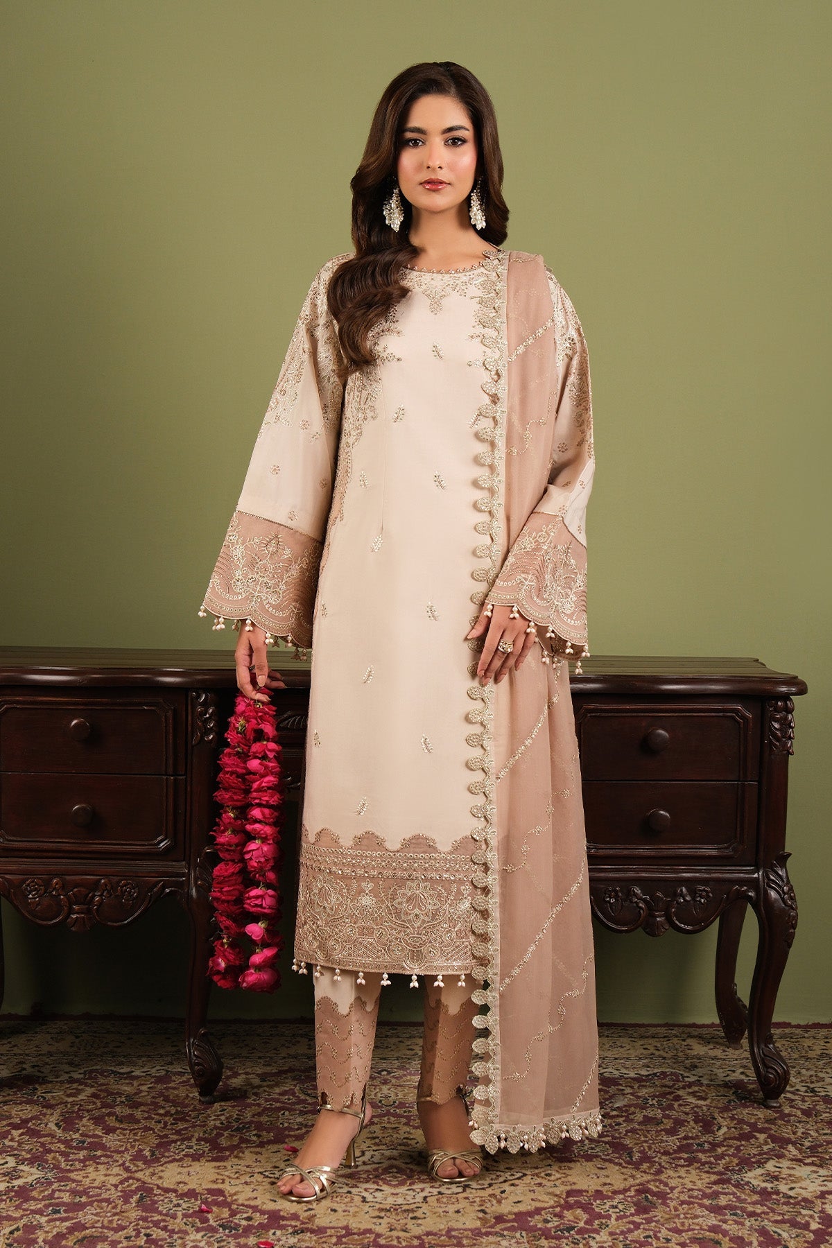 AF-RS-10-Castor | Luxe Vol 2 - Luxury Raw Silk | Alizeh Fashion