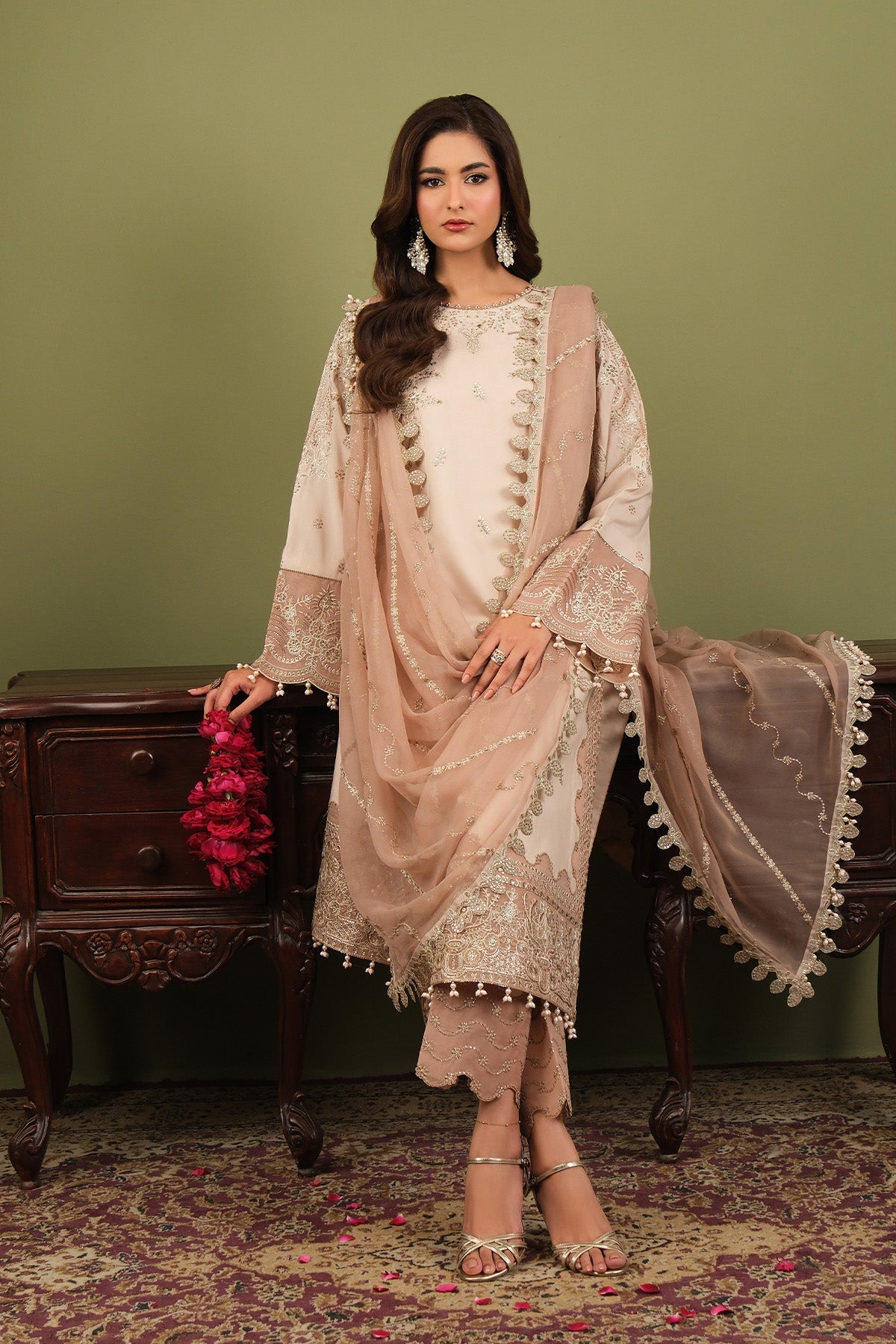 AF-RS-10-Castor | Luxe Vol 2 - Luxury Raw Silk | Alizeh Fashion