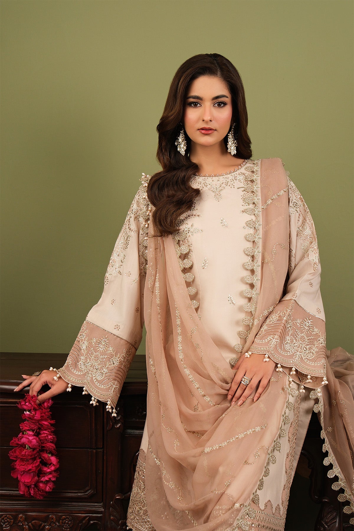 AF-RS-10-Castor | Luxe Vol 2 - Luxury Raw Silk | Alizeh Fashion