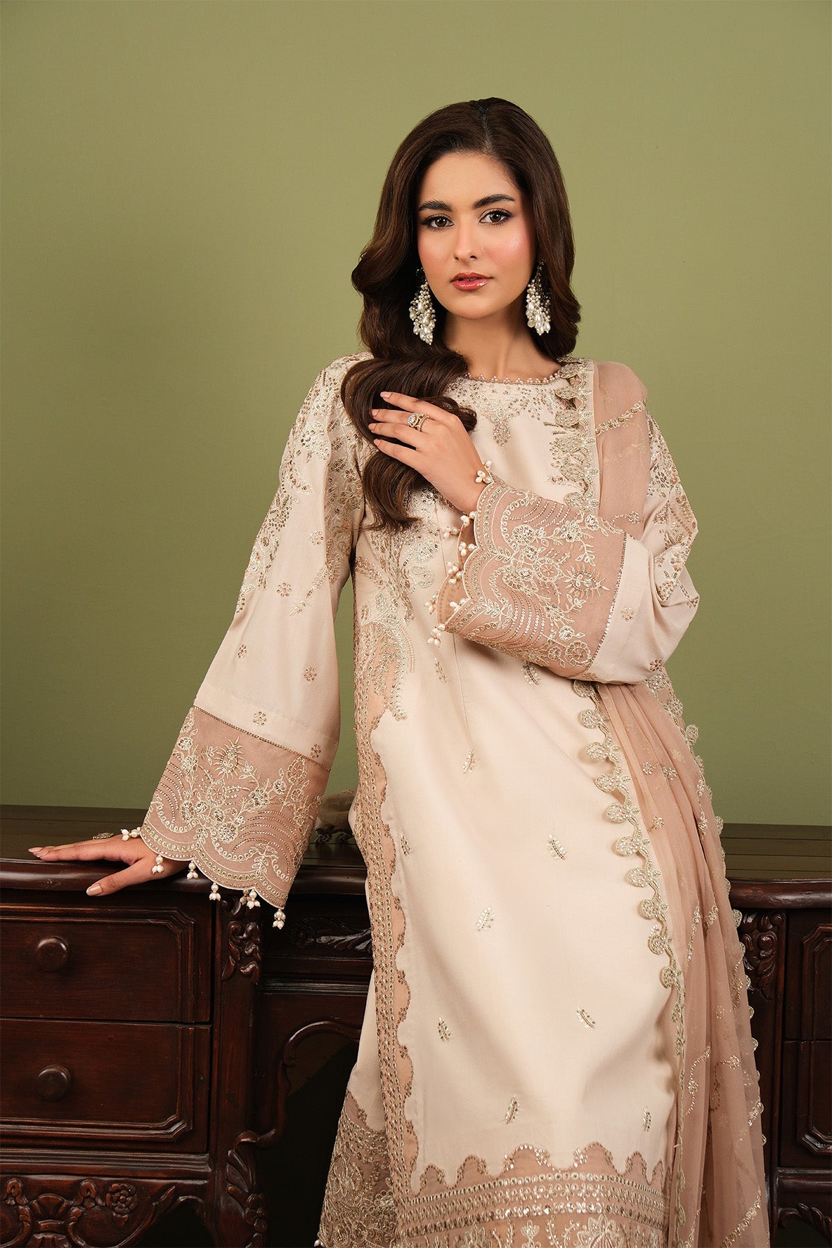AF-RS-10-Castor | Luxe Vol 2 - Luxury Raw Silk | Alizeh Fashion