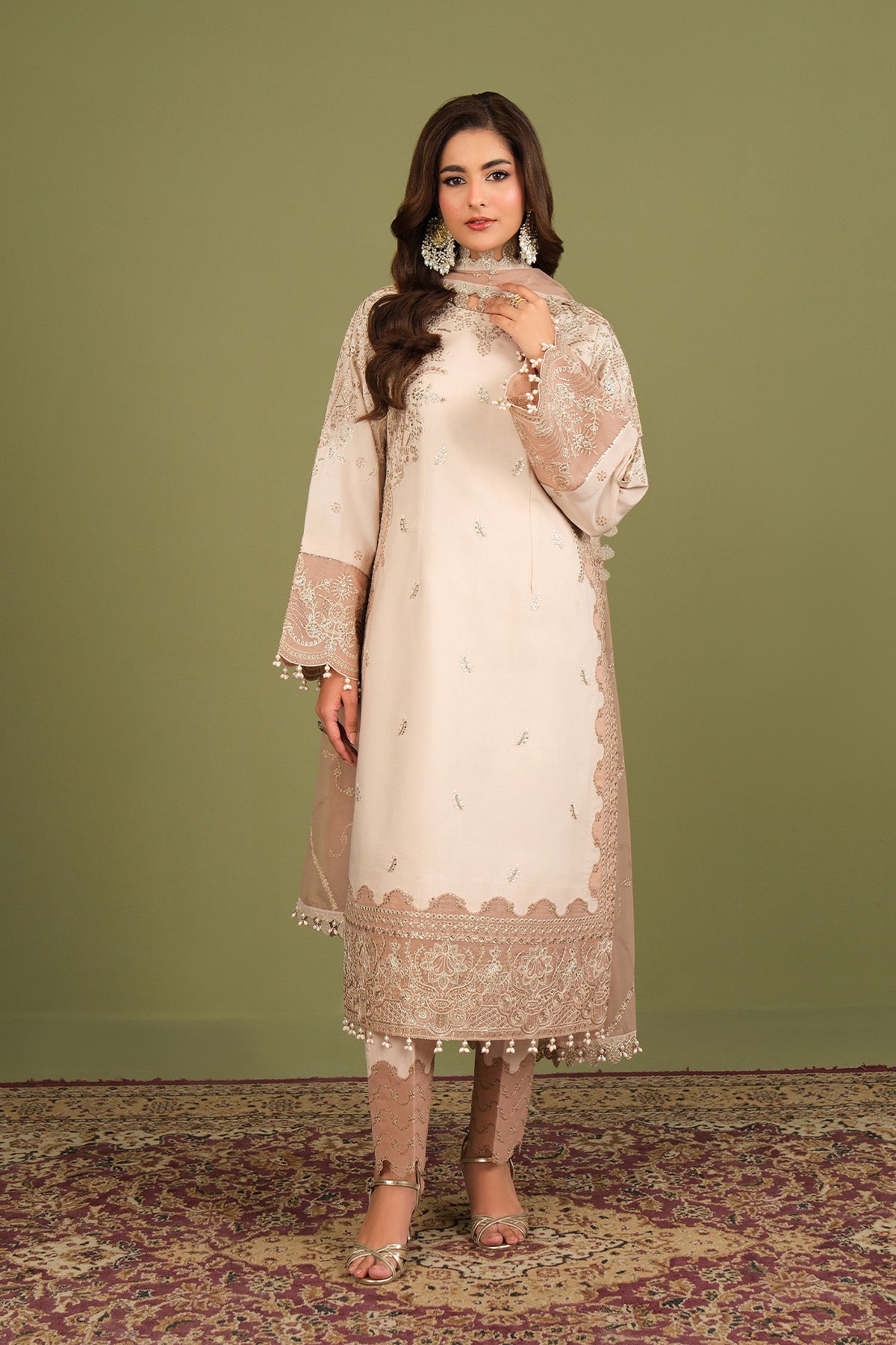 AF-RS-10-Castor | Luxe Vol 2 - Luxury Raw Silk | Alizeh Fashion