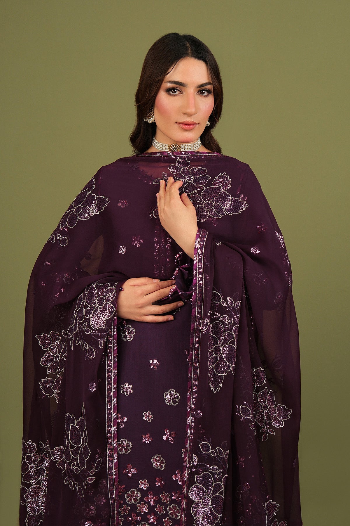 AF-RS-09-Mulbery | Luxe Vol 2 - Luxury Raw Silk | Alizeh Fashion