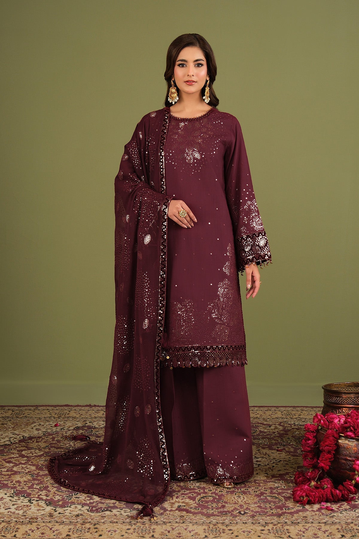 AF-RS-16-Almas | Luxe Vol 2 - Luxury Raw Silk | Alizeh Fashion