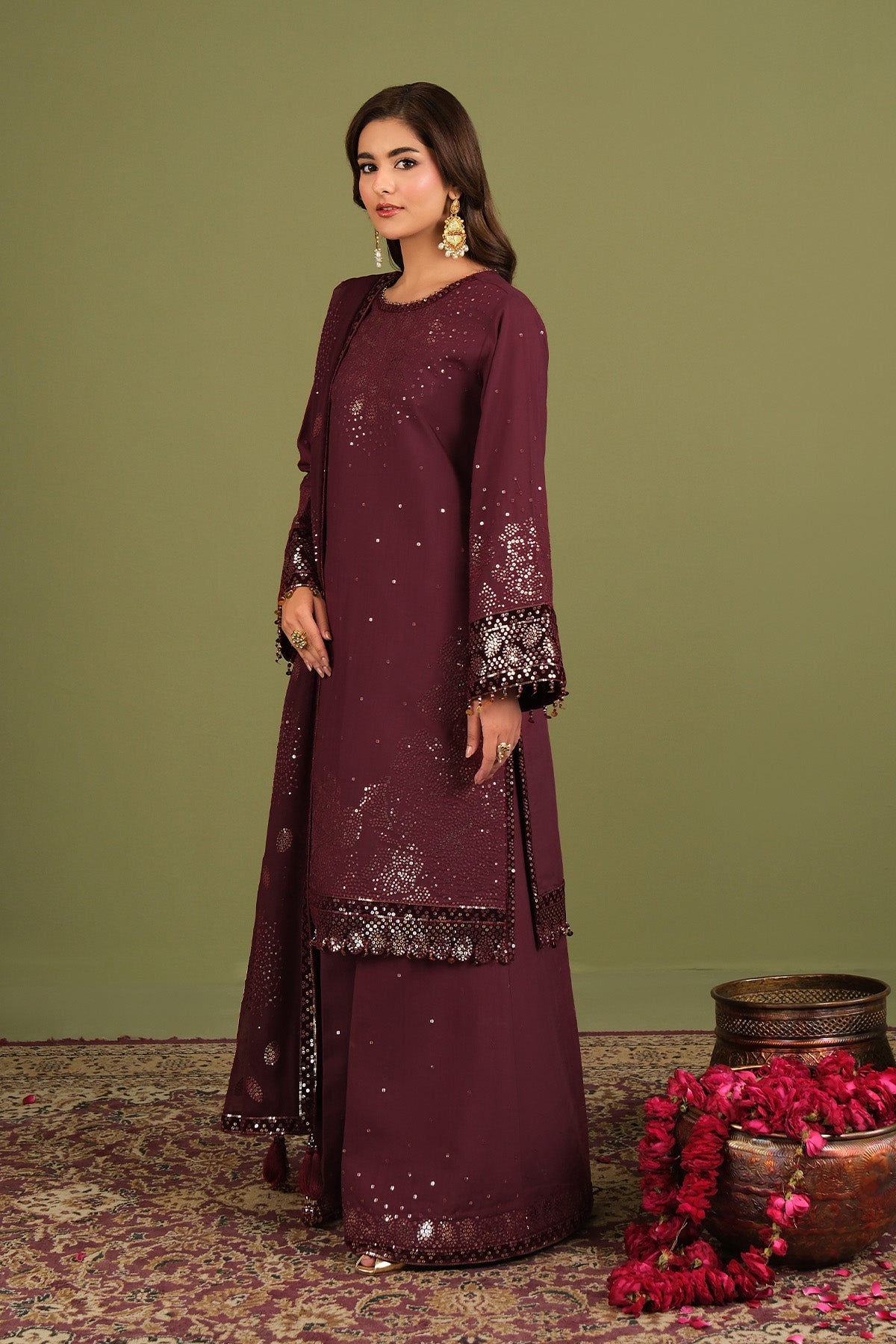 AF-RS-16-Almas | Luxe Vol 2 - Luxury Raw Silk | Alizeh Fashion