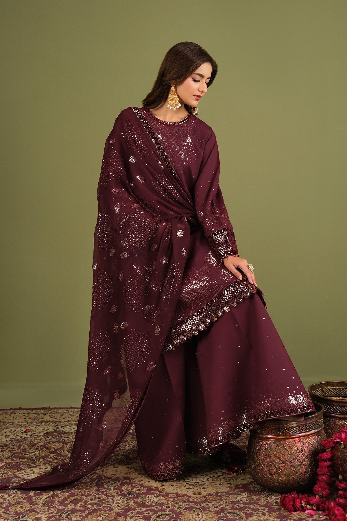 AF-RS-16-Almas | Luxe Vol 2 - Luxury Raw Silk | Alizeh Fashion
