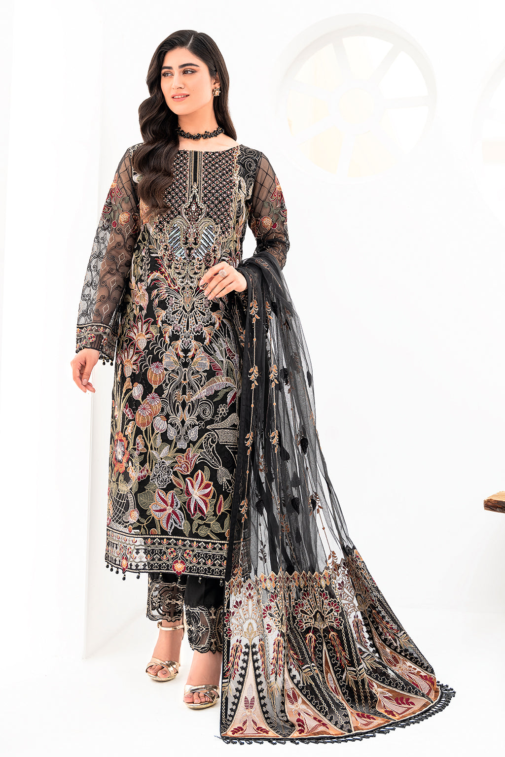 M-803 | MINHAL COLLECTION | RAMSHA in UK USA UAE online kapraye.com