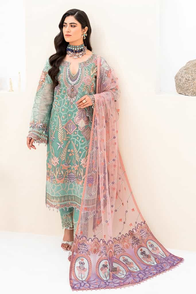 M-807 | MINHAL COLLECTION | RAMSHA in UK USA UAE online kapraye.com