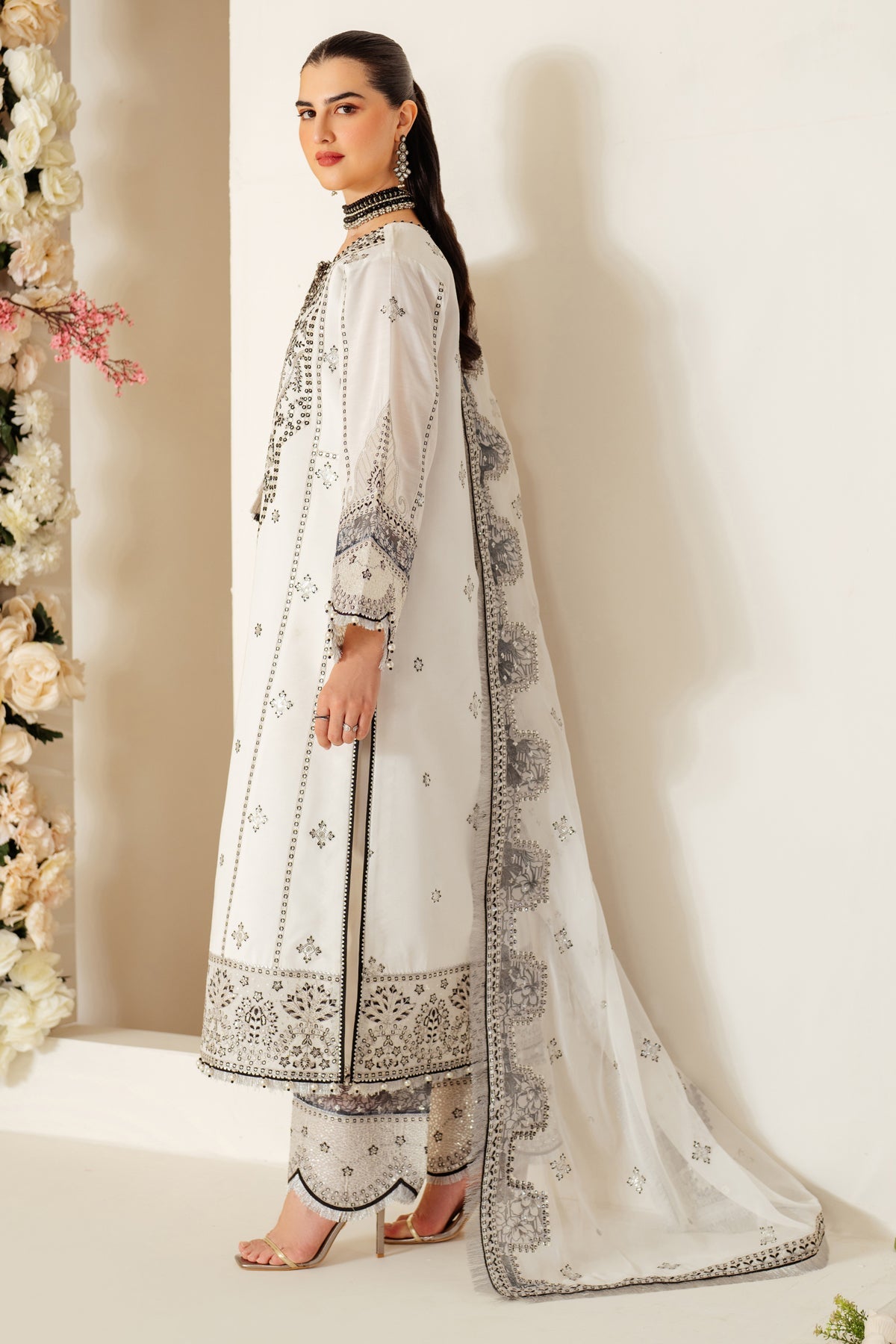 AF-RS-04-Dove | Luxe - Luxury Raw Silk | Alizeh Fashion in UK USA UAE online kapraye.com