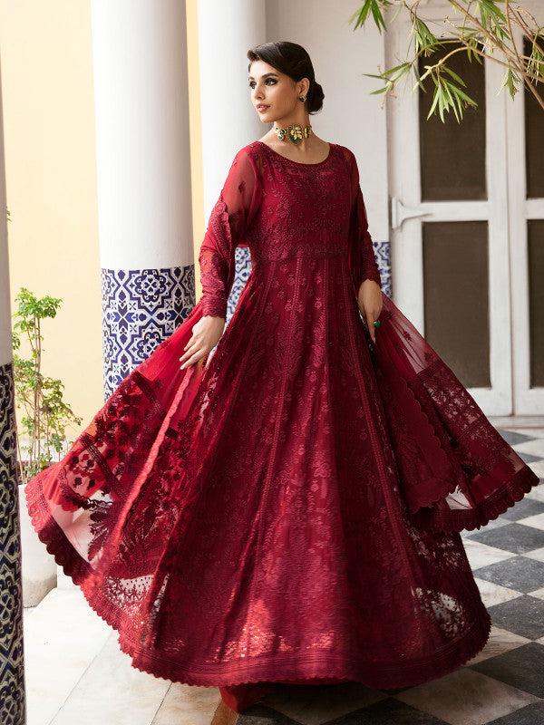 Garnet || EMBROIDERED PRET 2023 || GULAAL in UK USA UAE online kapraye.com