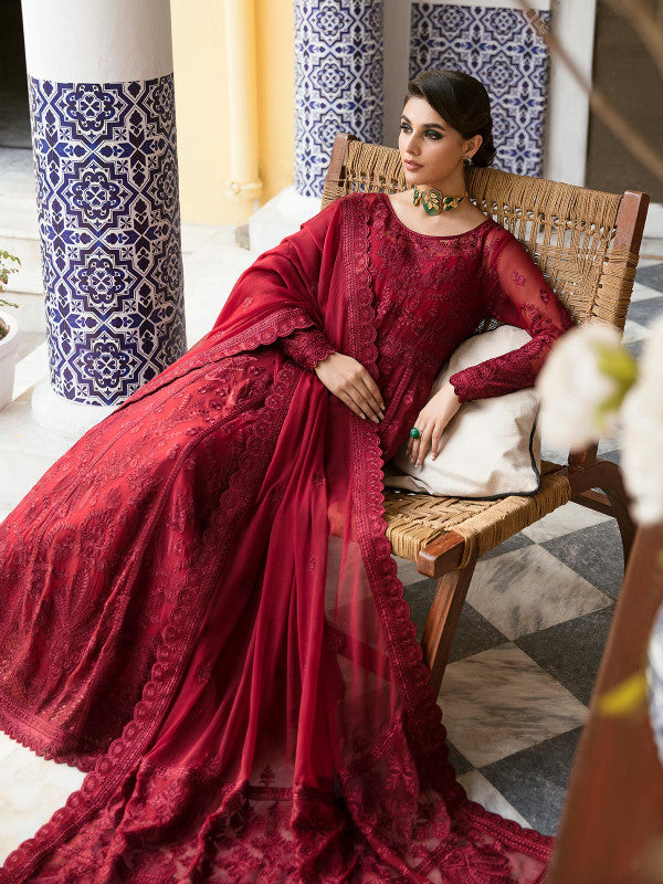 Garnet || EMBROIDERED PRET 2023 || GULAAL in UK USA UAE online kapraye.com