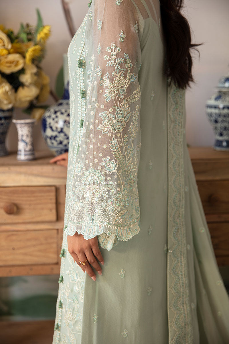 Jade | Embroidered Chiffon | GULAAL in UK USA UAE online kapraye.com