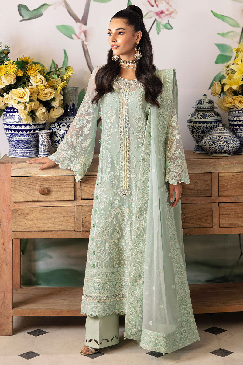 Jade | Embroidered Chiffon | GULAAL in UK USA UAE online kapraye.com