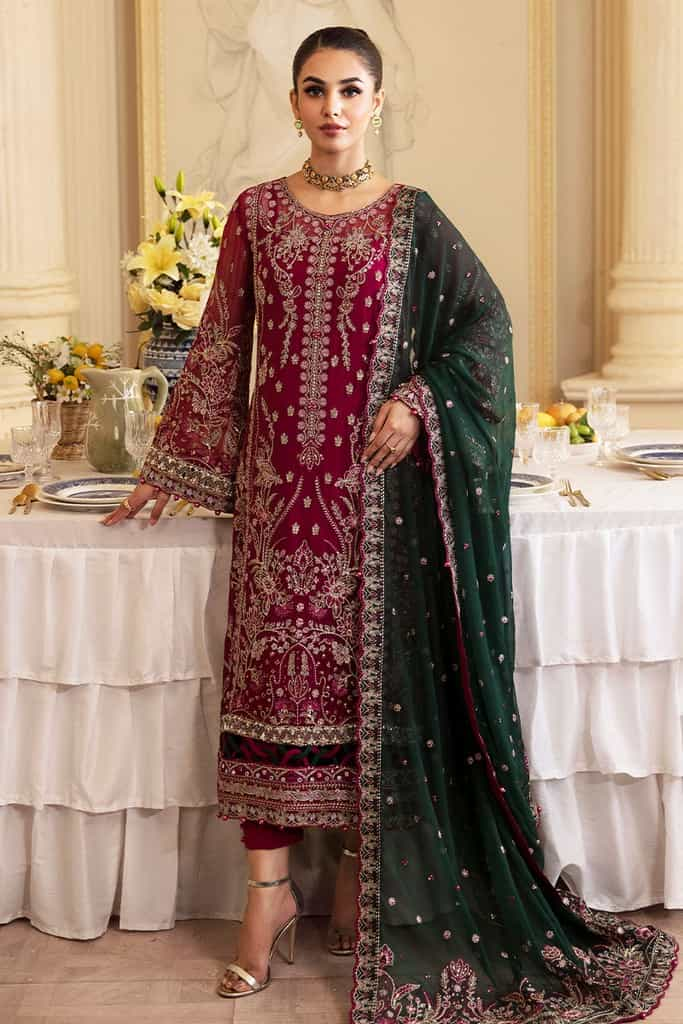 Blanca | Embroidered Chiffon | GULAAL in UK USA UAE online kapraye.com