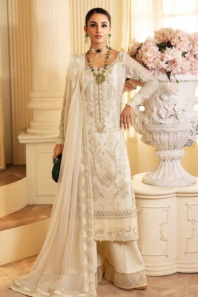 Delphine | Embroidered Chiffon | GULAAL in UK USA UAE online kapraye.com