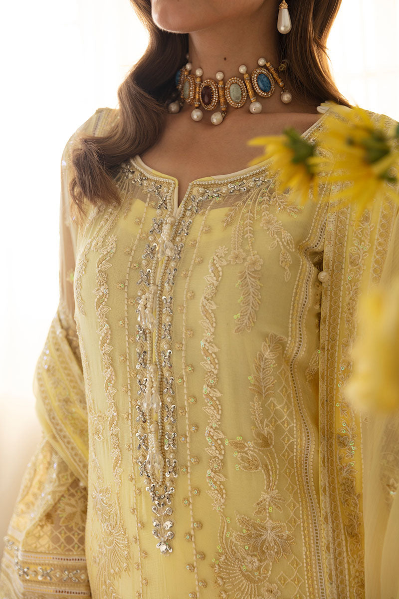 Estrella | Embroidered Chiffon | GULAAL in UK USA UAE online kapraye.com