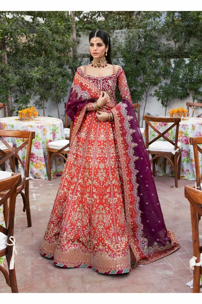 Shabnam | Chaandni Unstitched Wedding Formals | Gulaal in UK USA UAE online kapraye.com