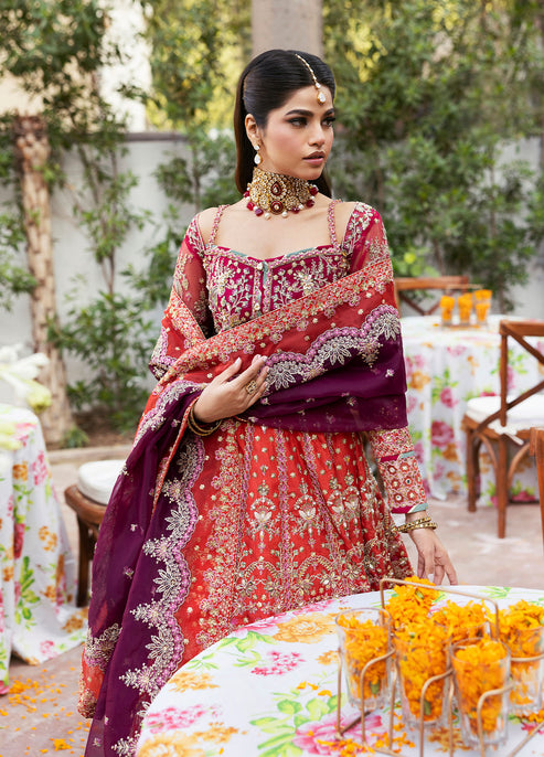 Shabnam | Chaandni Unstitched Wedding Formals | Gulaal in UK USA UAE online kapraye.com