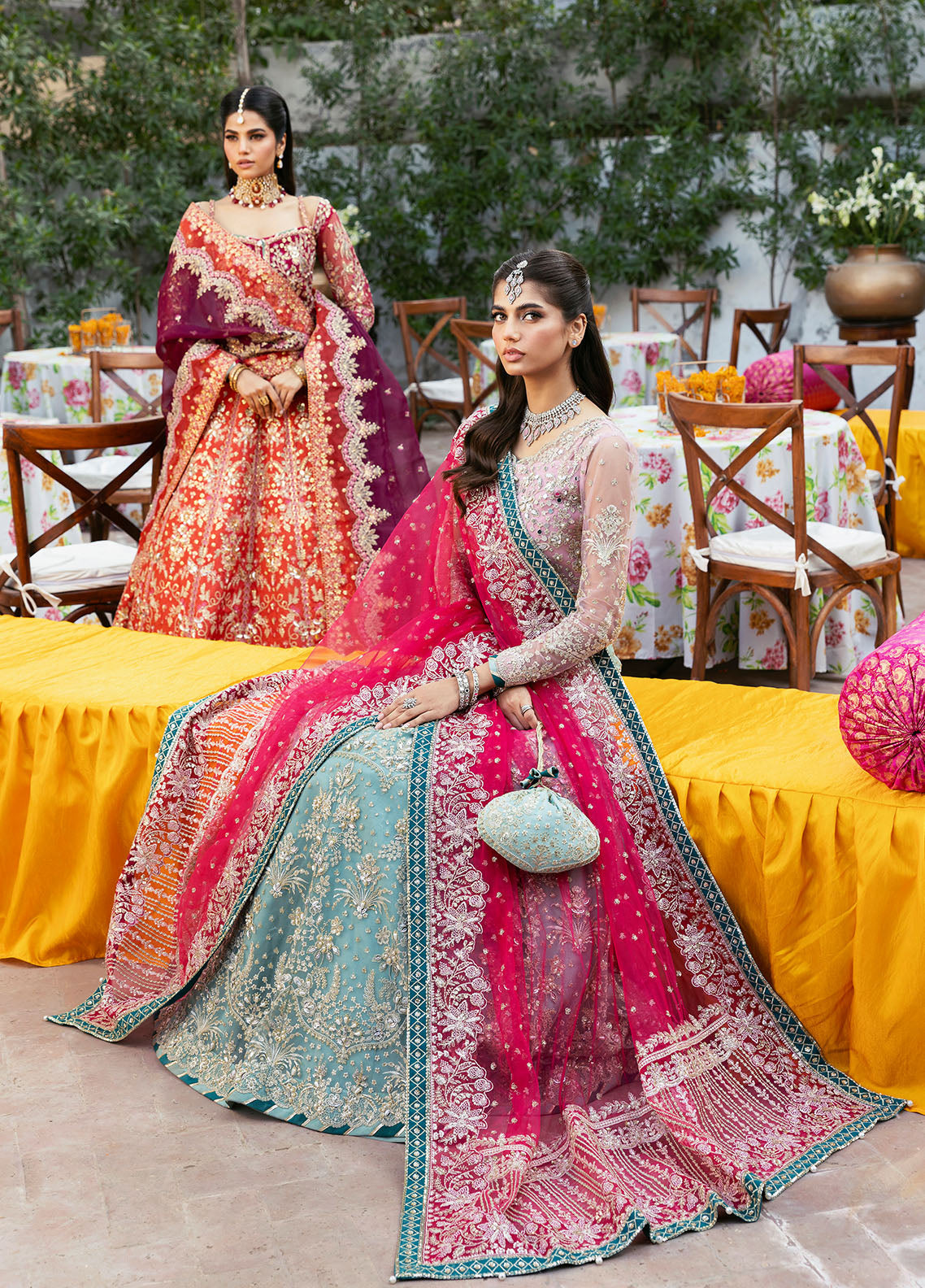 Shabnam | Chaandni Unstitched Wedding Formals | Gulaal in UK USA UAE online kapraye.com