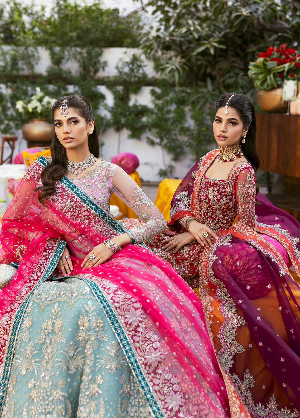 Shabnam | Chaandni Unstitched Wedding Formals | Gulaal in UK USA UAE online kapraye.com