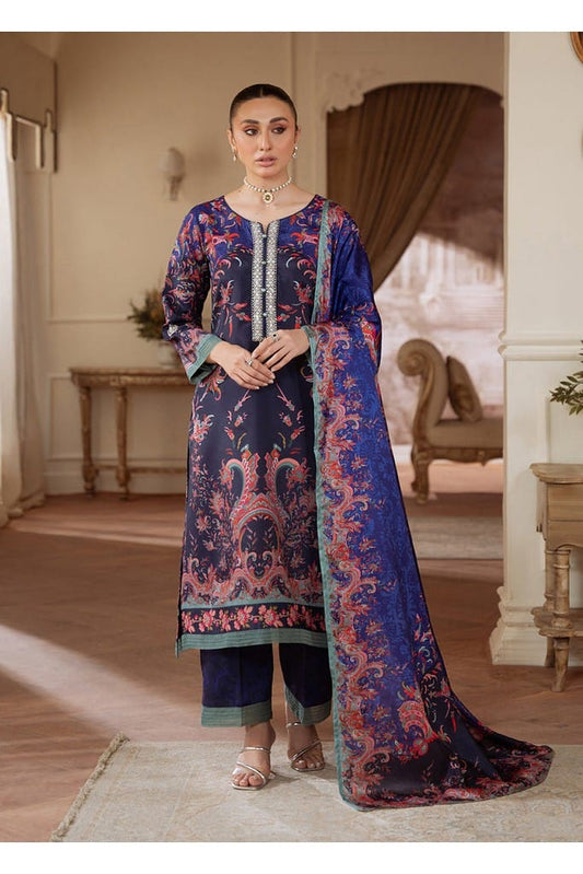 Midnight Reverie | VELOURE PRINTED SILK | GULAAL