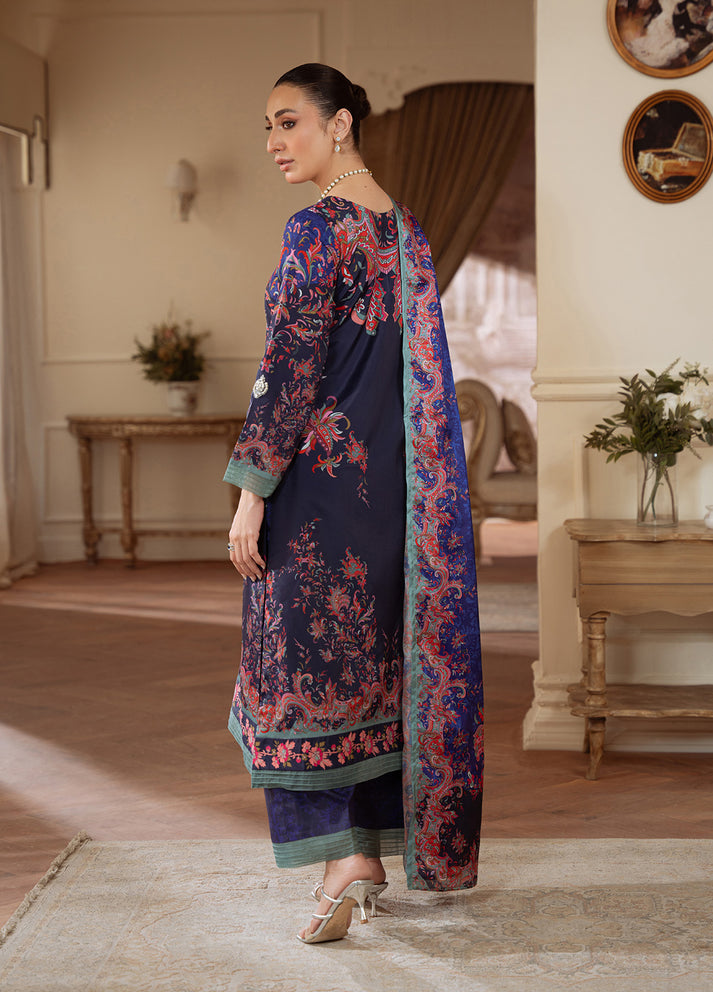 Midnight Reverie | VELOURE PRINTED SILK | GULAAL