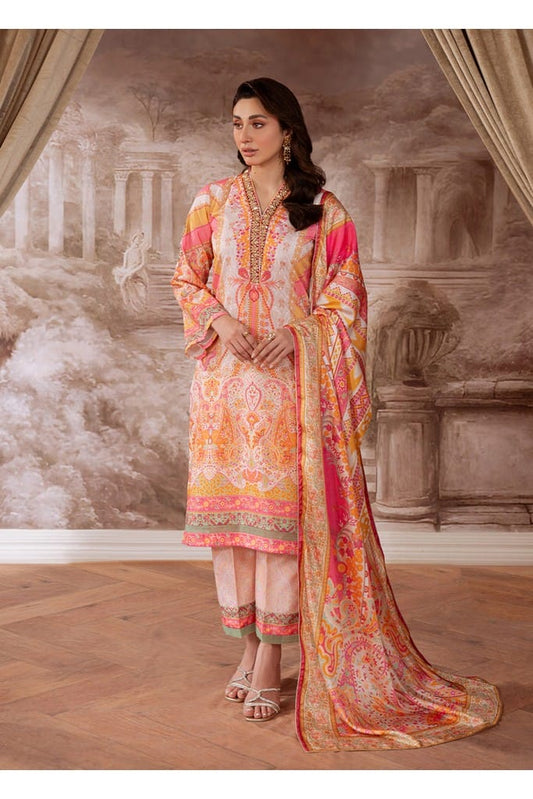 Blush Royale | VELOURE PRINTED SILK | GULAAL
