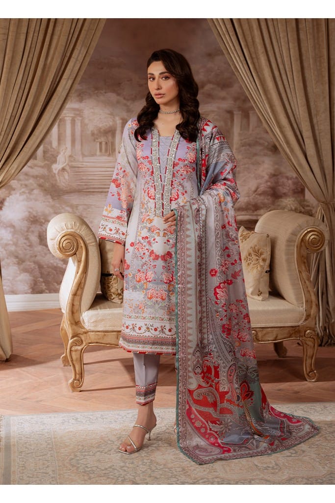 Twilight Elegance | VELOURE PRINTED SILK | GULAAL