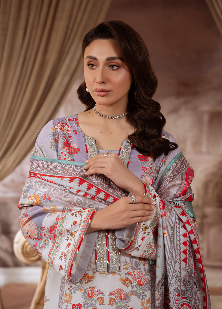 Twilight Elegance | VELOURE PRINTED SILK | GULAAL